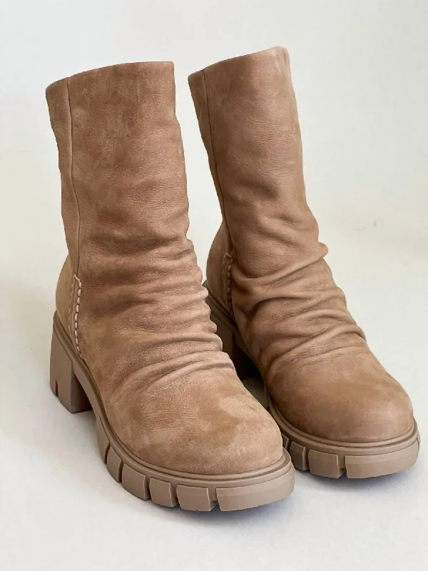 Women's Protocol Boots In Beige