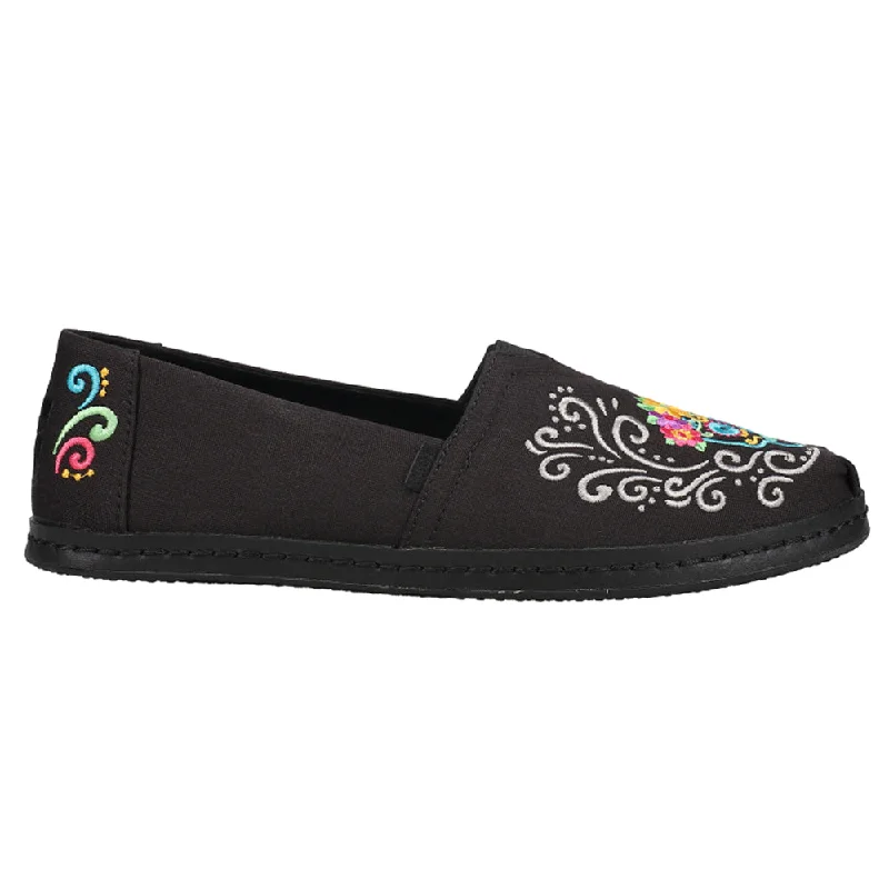 Alpargata Floral Slip On Flats