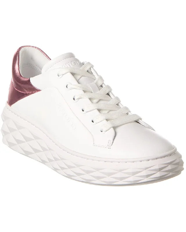 Jimmy Choo Diamond Maxi/F Ii Leather Sneaker