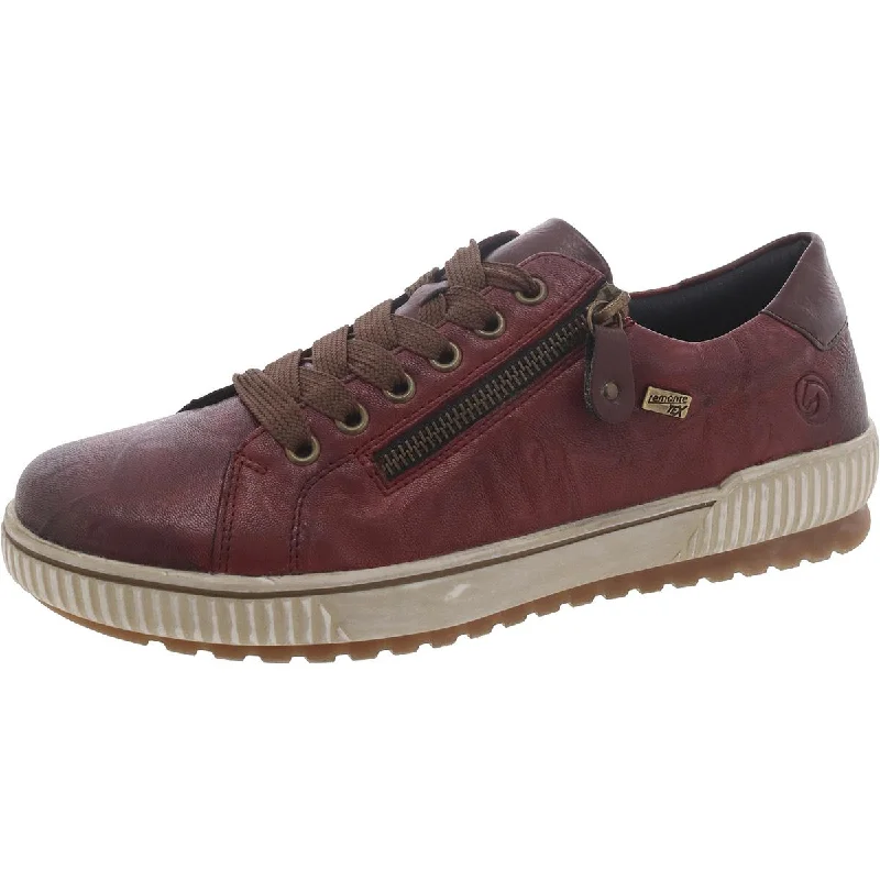 Womens Faux Leather Lifestyle Casual And Fashion Sneakers