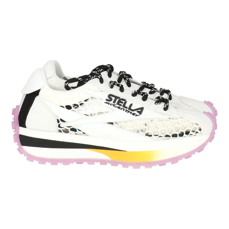 Stella Mccartney Womens White/Black Sneaker