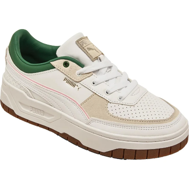 Cali Dream Preppy Womens Faux Leather Padded Insole Casual And Fashion Sneakers