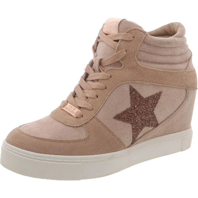 Brylee Womens Suede High Top Casual And Fashion Sneakers