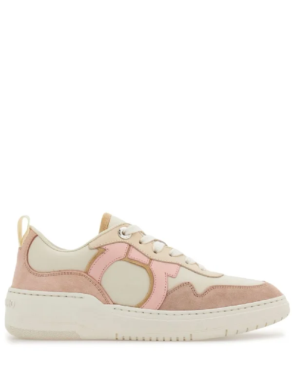 Ferragamo Women's Sneakers Powder