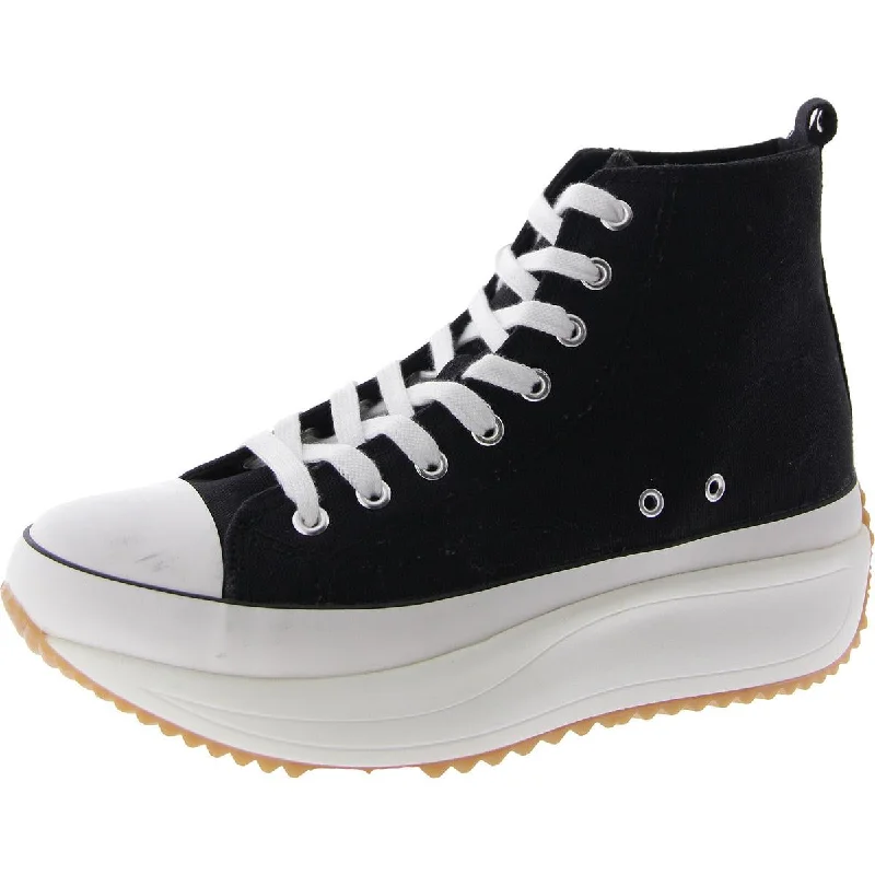 Winston Womens Canvas High-Top Casual And Fashion Sneakers