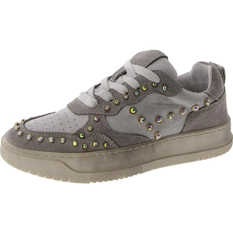 Medal Womens Mixed Media Embellished Casual And Fashion Sneakers