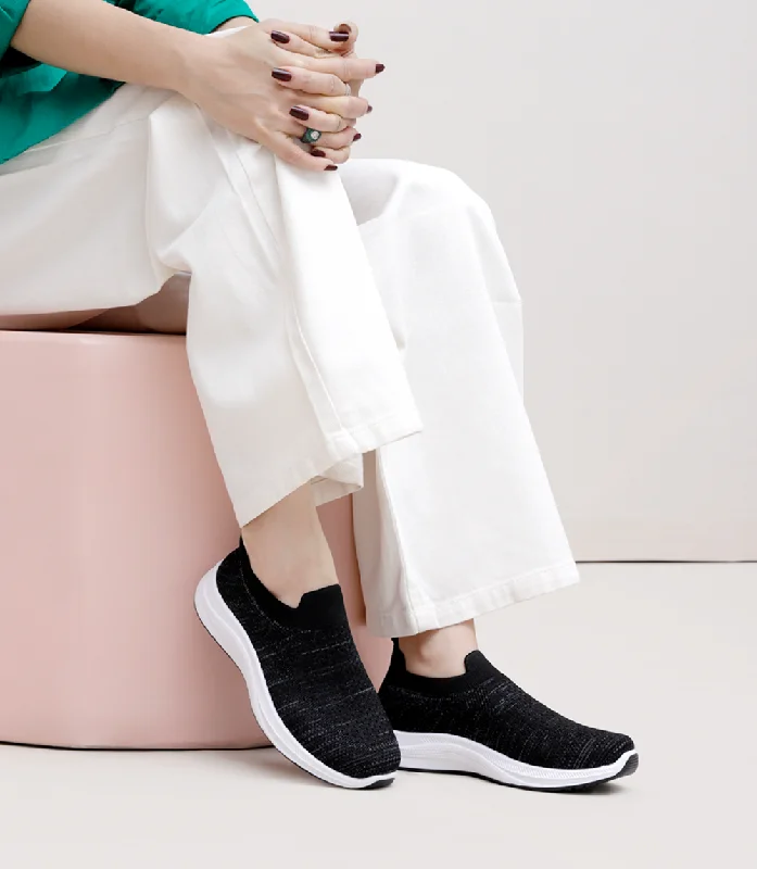 BW10062-BLACK-Women Sneaker