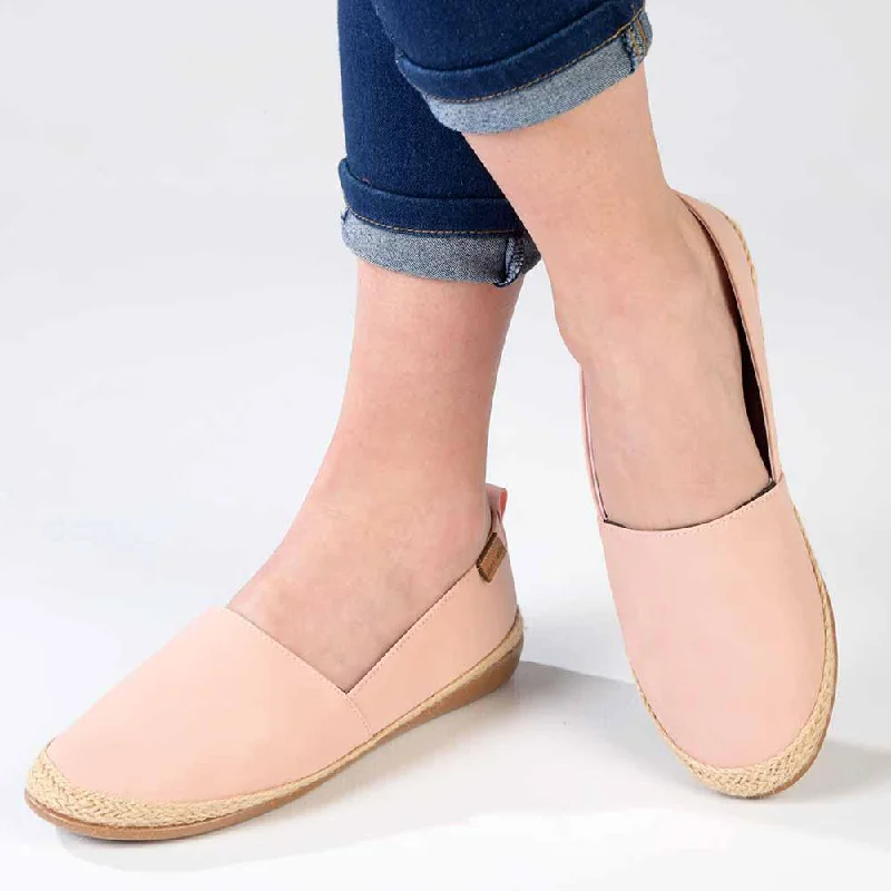 Pierre Cardin St Tropez Espadrille Slip On - Light Pink