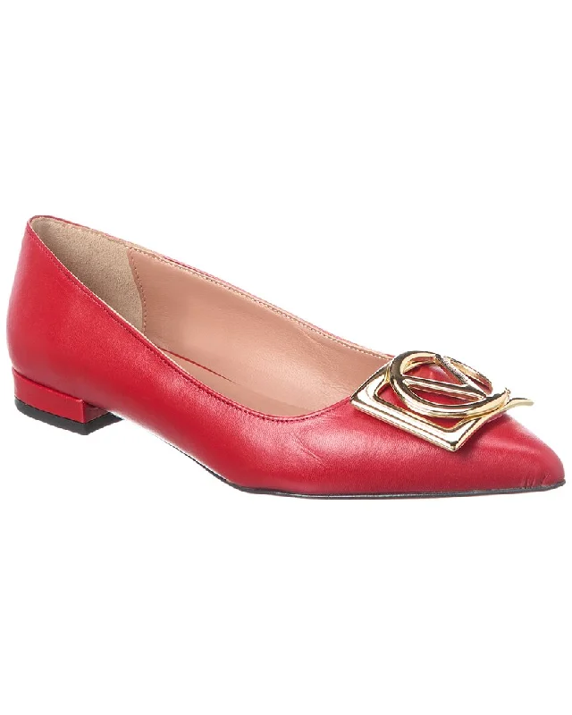 Valentino by Mario Valentino Flora Leather Flat